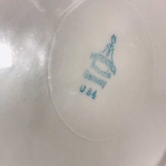 Set of 2 Mitterteich Bavaria Fruit Motif Plates - Picture 8 of 8